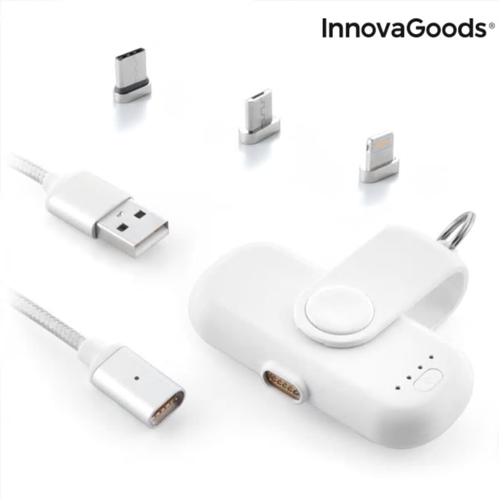 Not specified InnovaGoods Universele Magnetische Powerbank 1000 mAh
