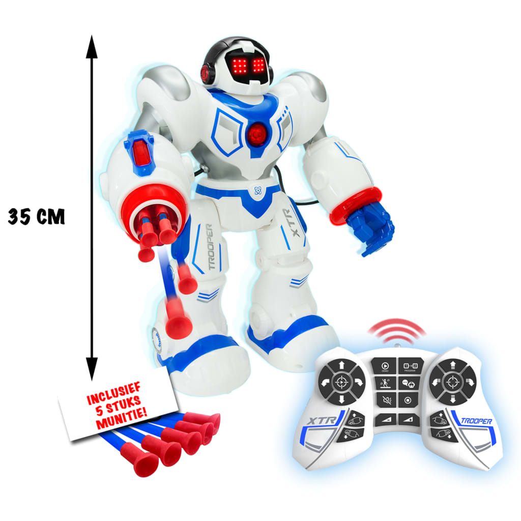 Xtrem bots Radiografisch bestuurbare robot Trooper Bot XT30039