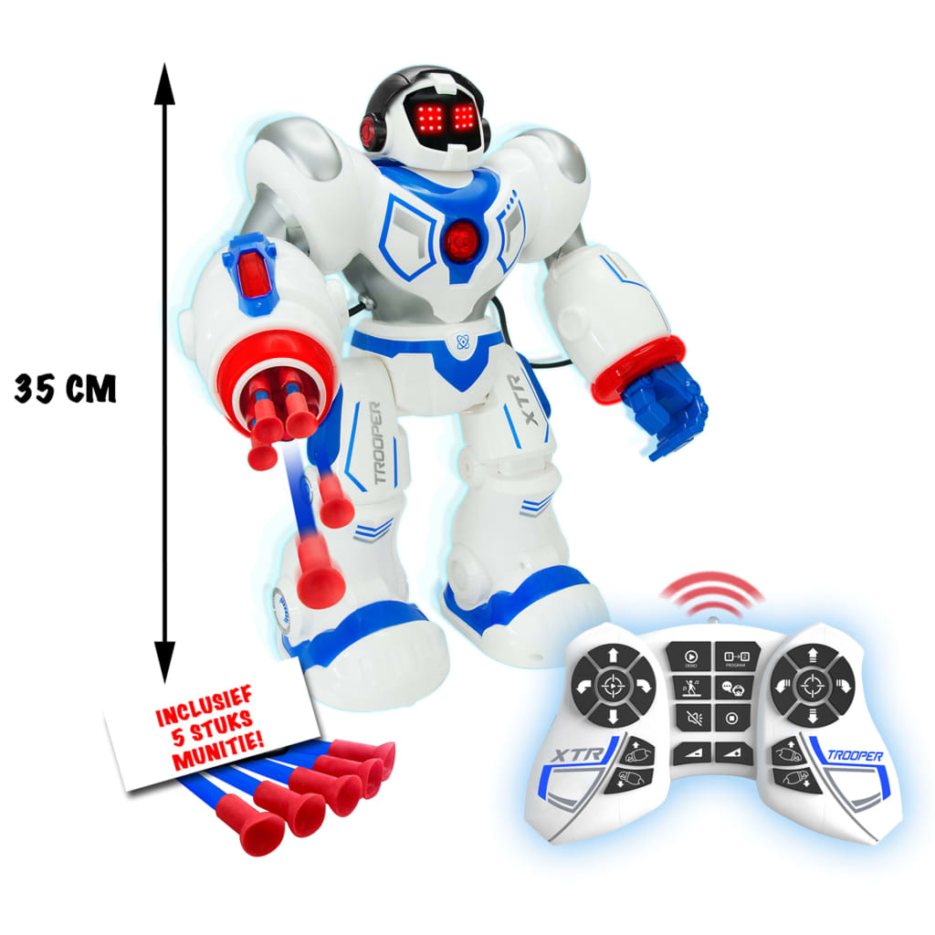 

Xtrem bots Radiografisch bestuurbare robot Trooper Bot XT30039
