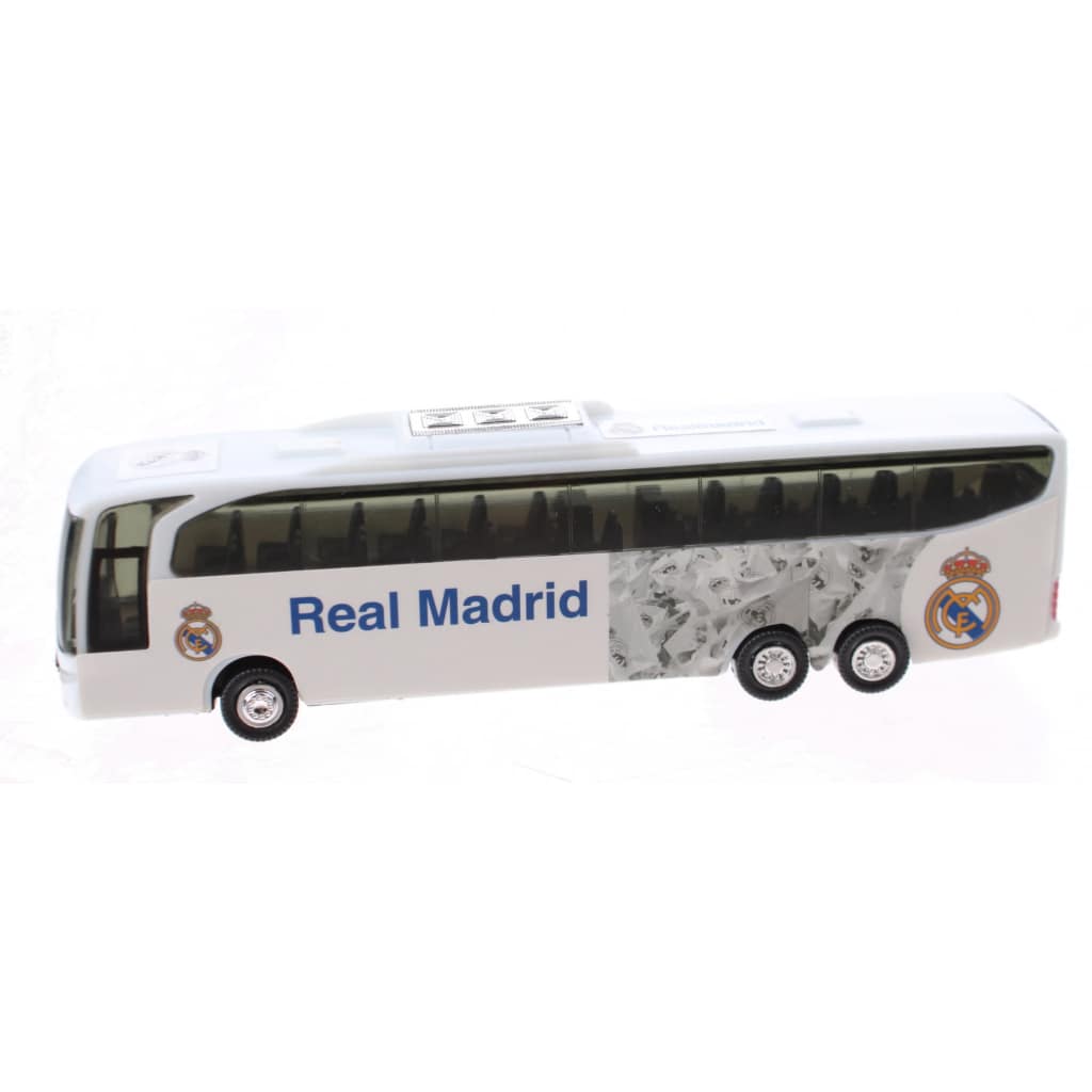 Real Madrid spelersbus 15 cm wit