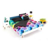 Showmodel 160x200 Ledikant Colore Turquoise