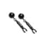 Black Bomber Nipple Clamps With Ball Weights xr brandsmaster series kopen in de aanbieding