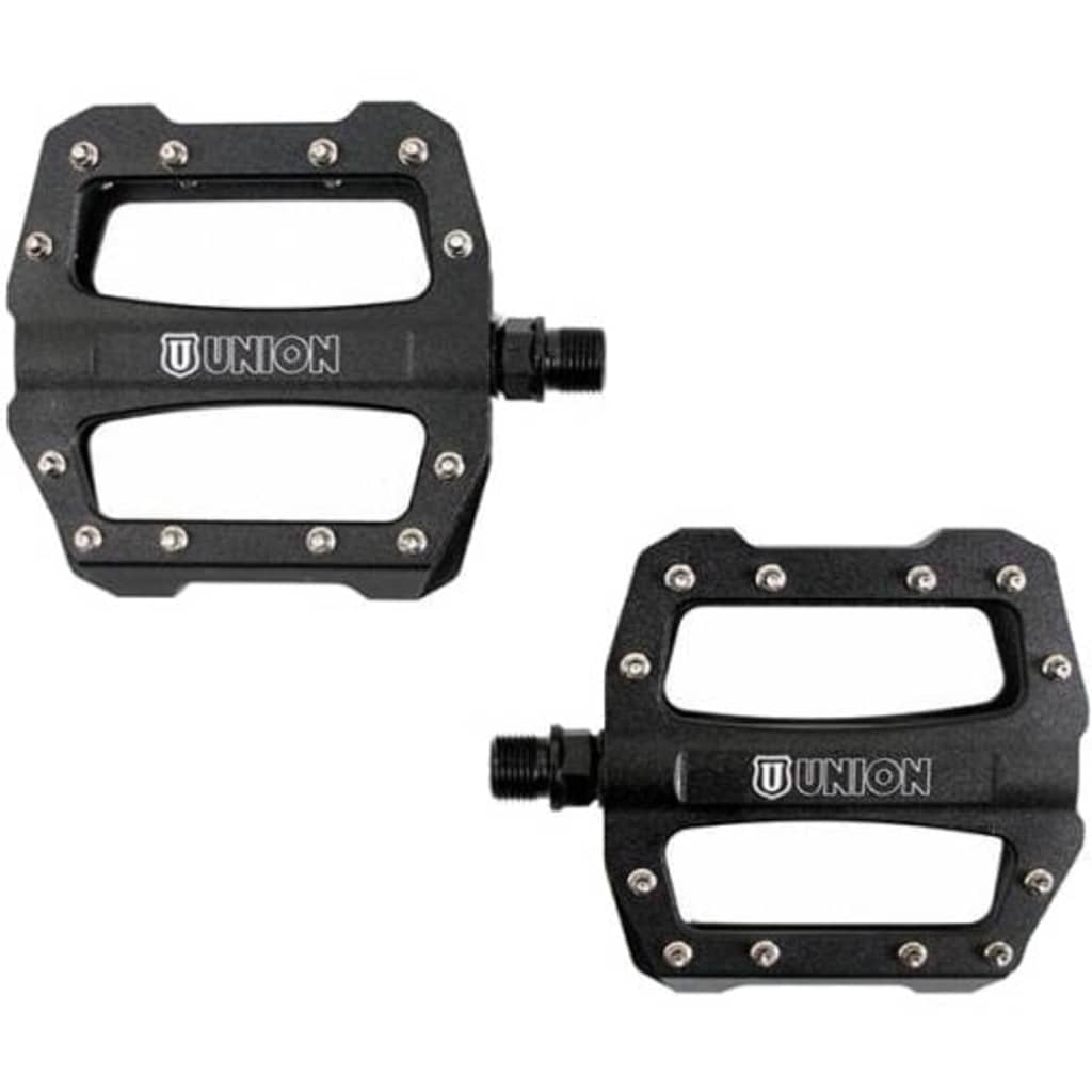 Union platformpedalen set MTB/BMX 9/16 inch zwart