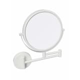 Miroir de douche grossissant WHITE en verre et laiton blanc ø 19cm