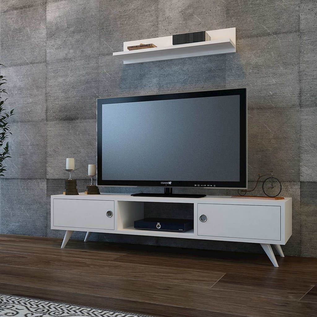 

Homemania Tv-meubel Aspen 130x40x35 cm wit