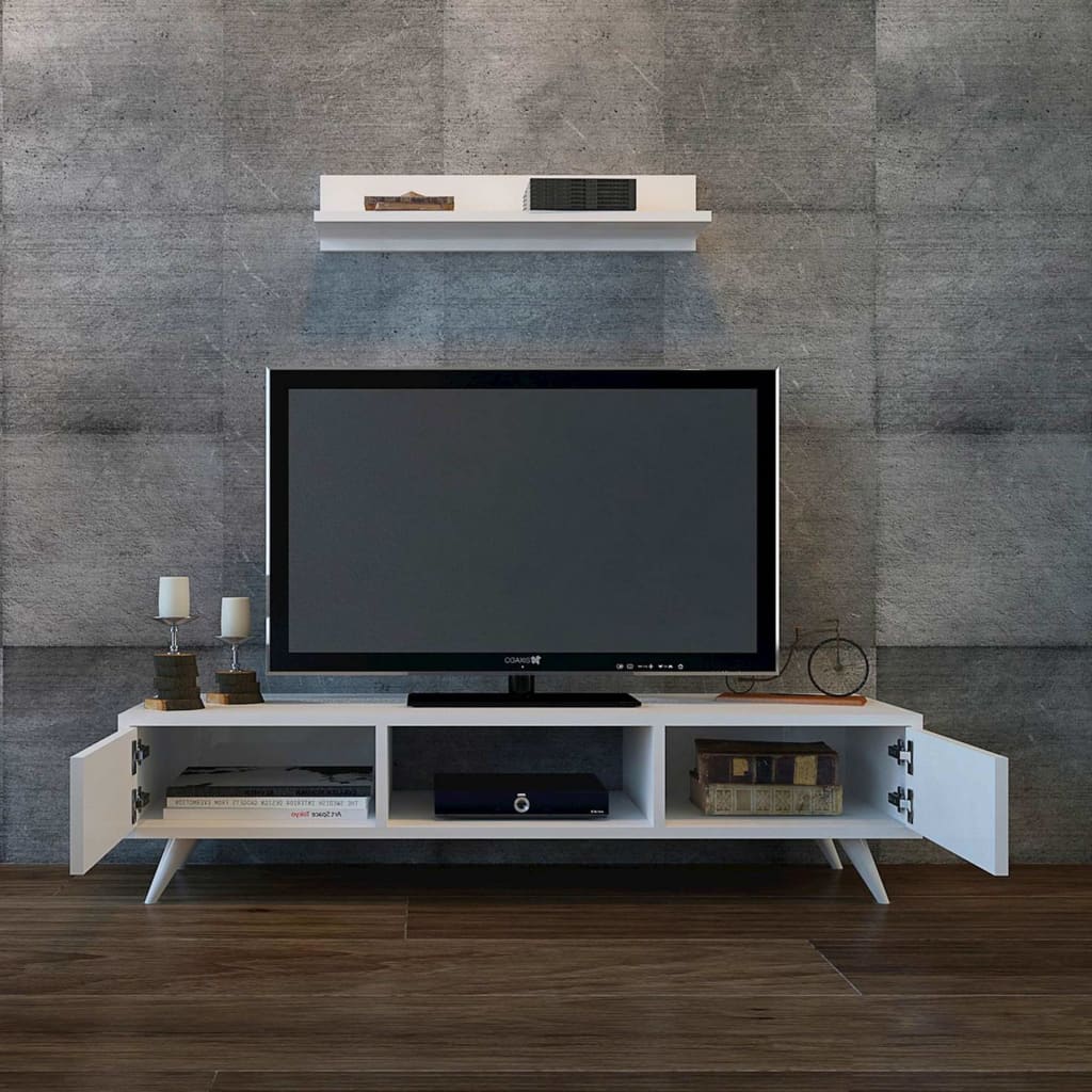 Homemania TV Stand Aspen 130x40x35 cm White