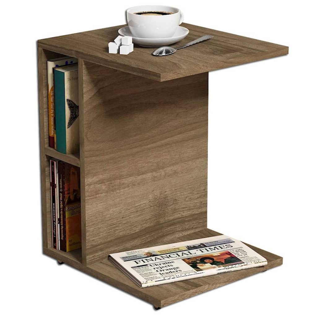 

Homemania Salontafel Ceylin 45x35x57,5 cm walnootkleurig