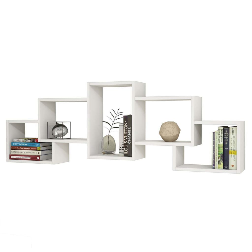 

Homemania Wandschap Berril 164x22x55 cm wit
