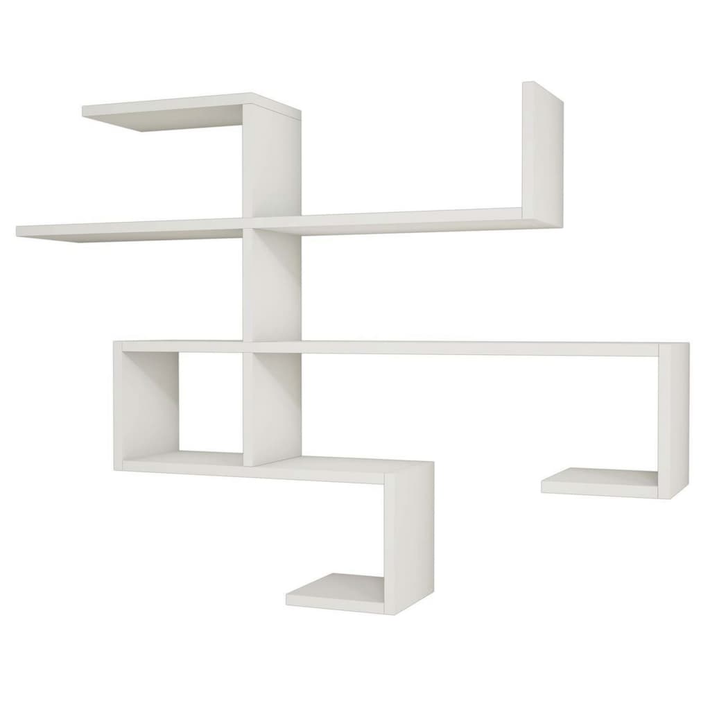 Homemania Wall Shelf Mild 121.5x22x88.6cm White