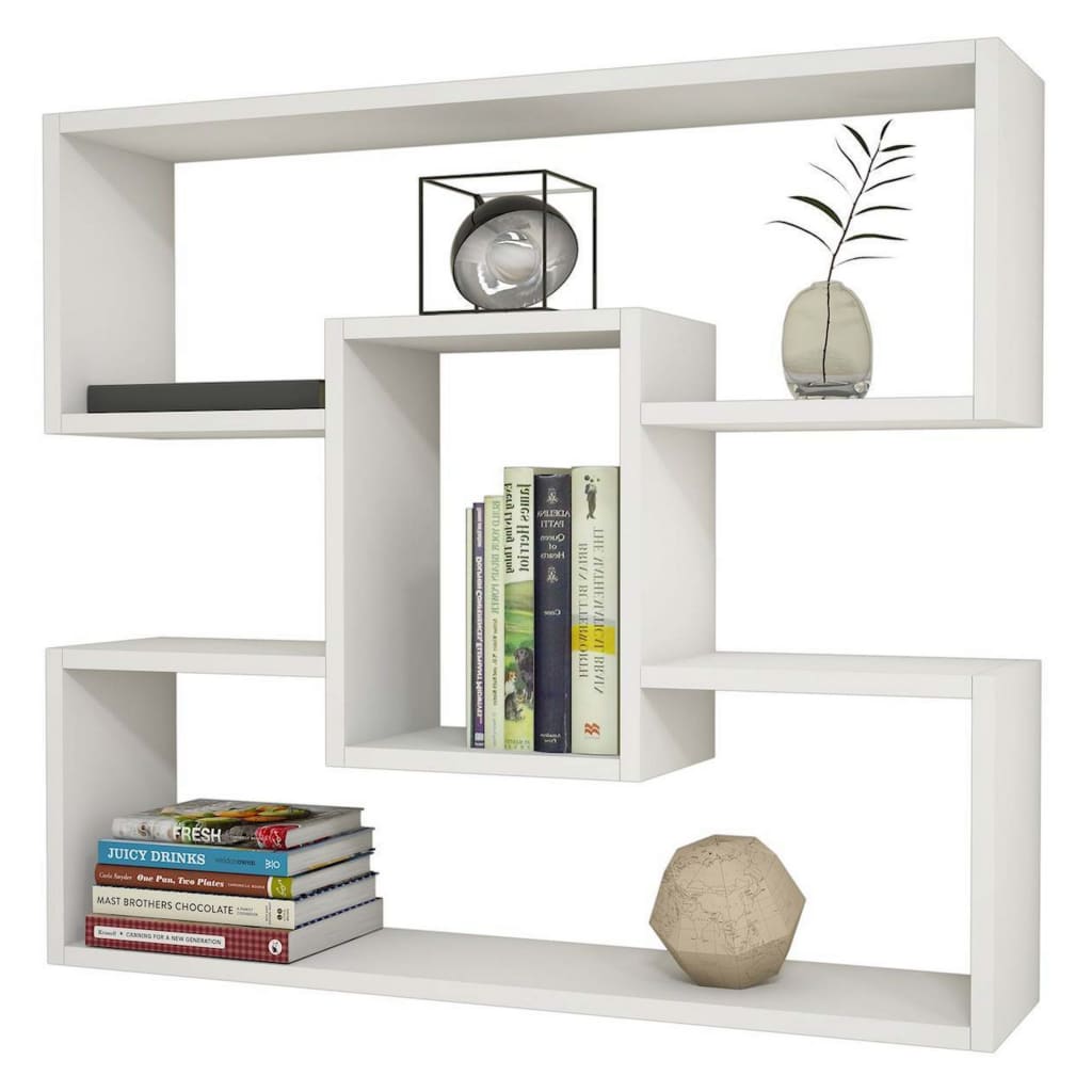 

Homemania Wandschap Plane 90x22x80,4 cm wit