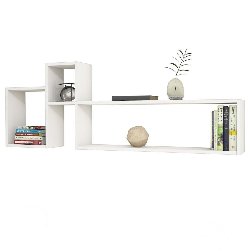 

Homemania Wandschap Polite 155x22x55 cm wit