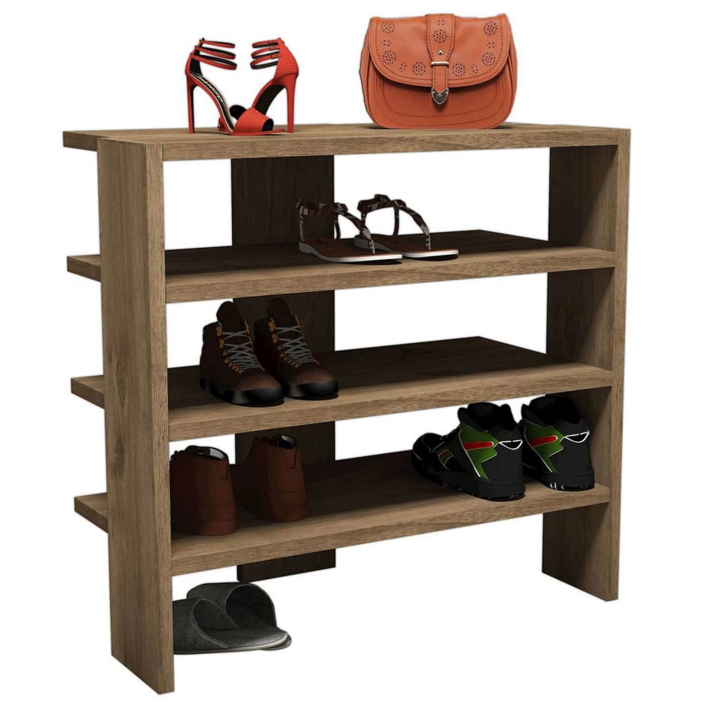 

Homemania Schoenenkast Mix 63,6x31,8x60 cm walnootkleurig
