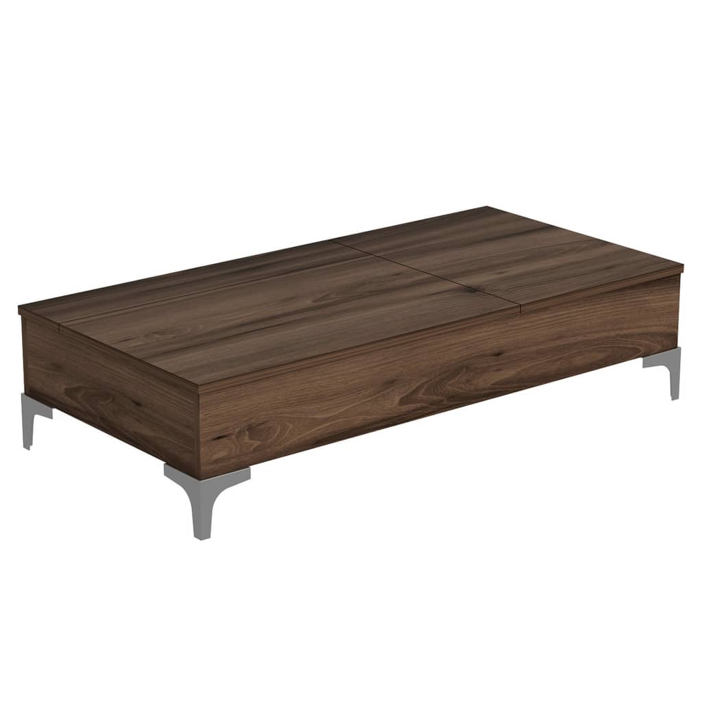 

Homemania Salontafel Delinda 121x60x30 cm walnootkleurig