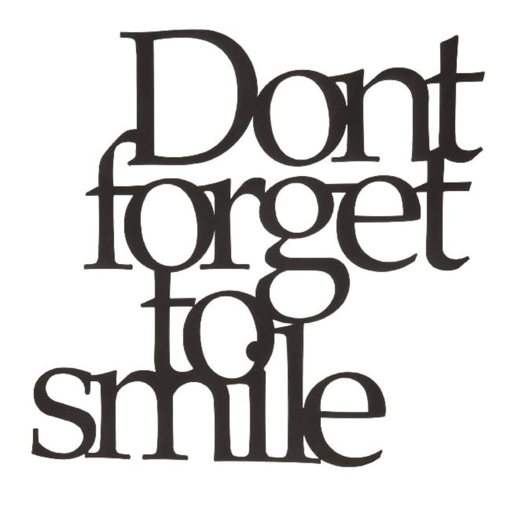 Decorazione Da Parete Parole 70x67 Cm In Acciaio Nero Homemania 13 width=274