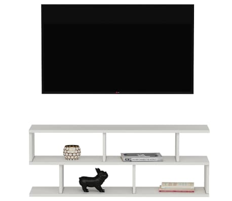 Homemania TV-Schrank Su 120x29,6x45 cm Weiß