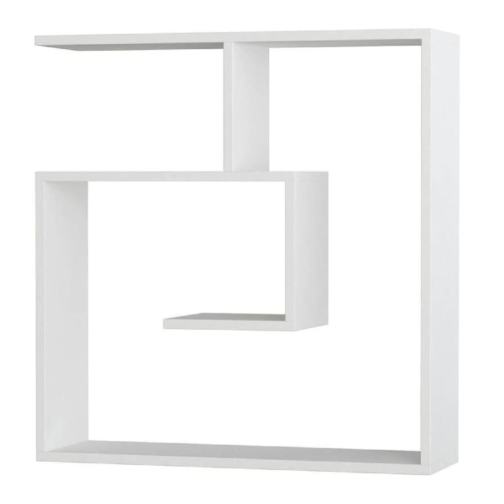 Homemania Étagère murale Laby 75x22x75 cm Blanc