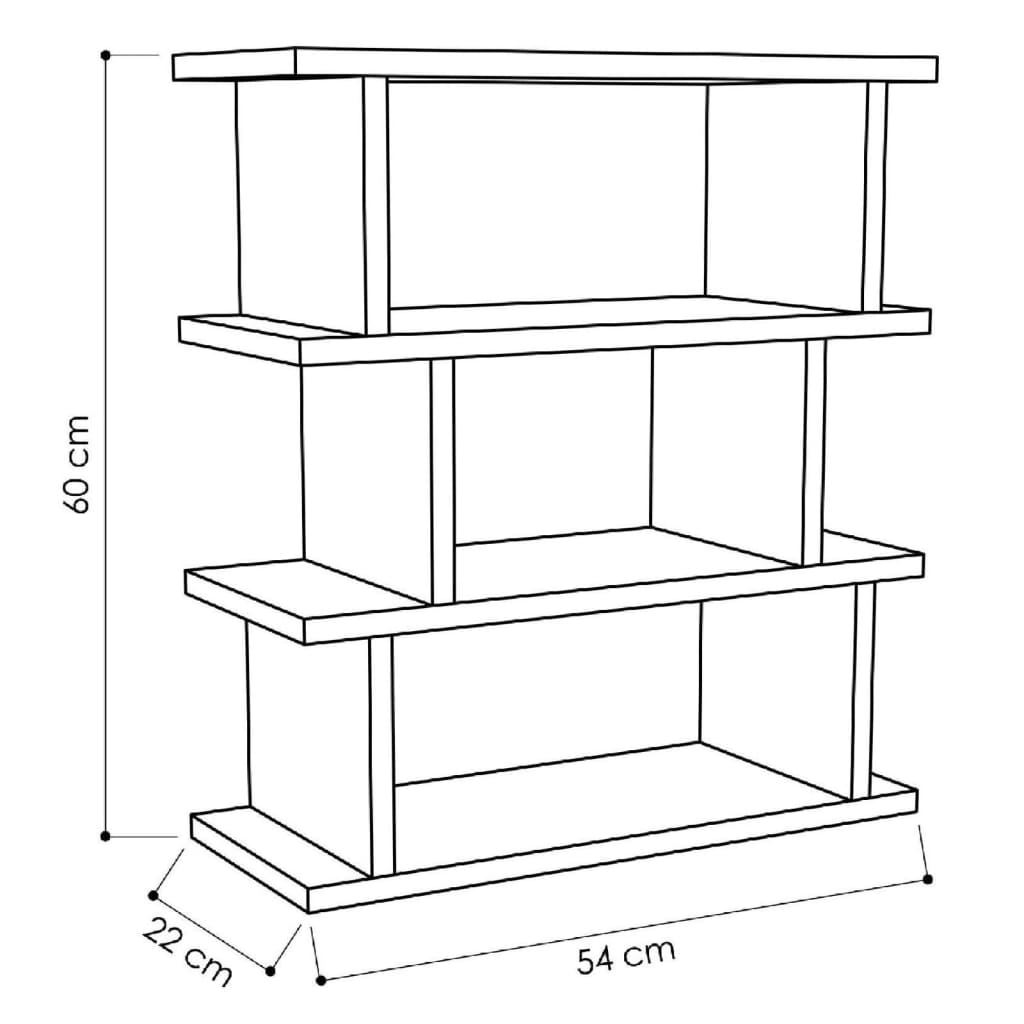 

Homemania Salontafel Totem 54x22x60 cm wit