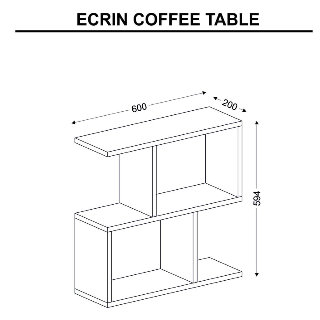 

Homemania Salontafel Ecrin 60x20x59,4 cm walnootkleurig