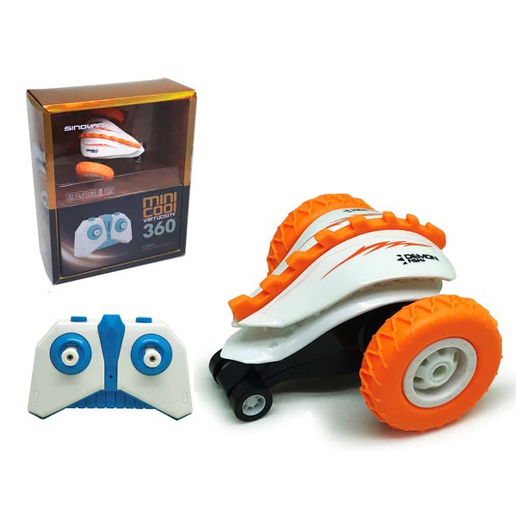 Afbeelding Basic Sinovan RC Mini Cooi 360 Graden Stunt Racer Oranje door Vidaxl.nl