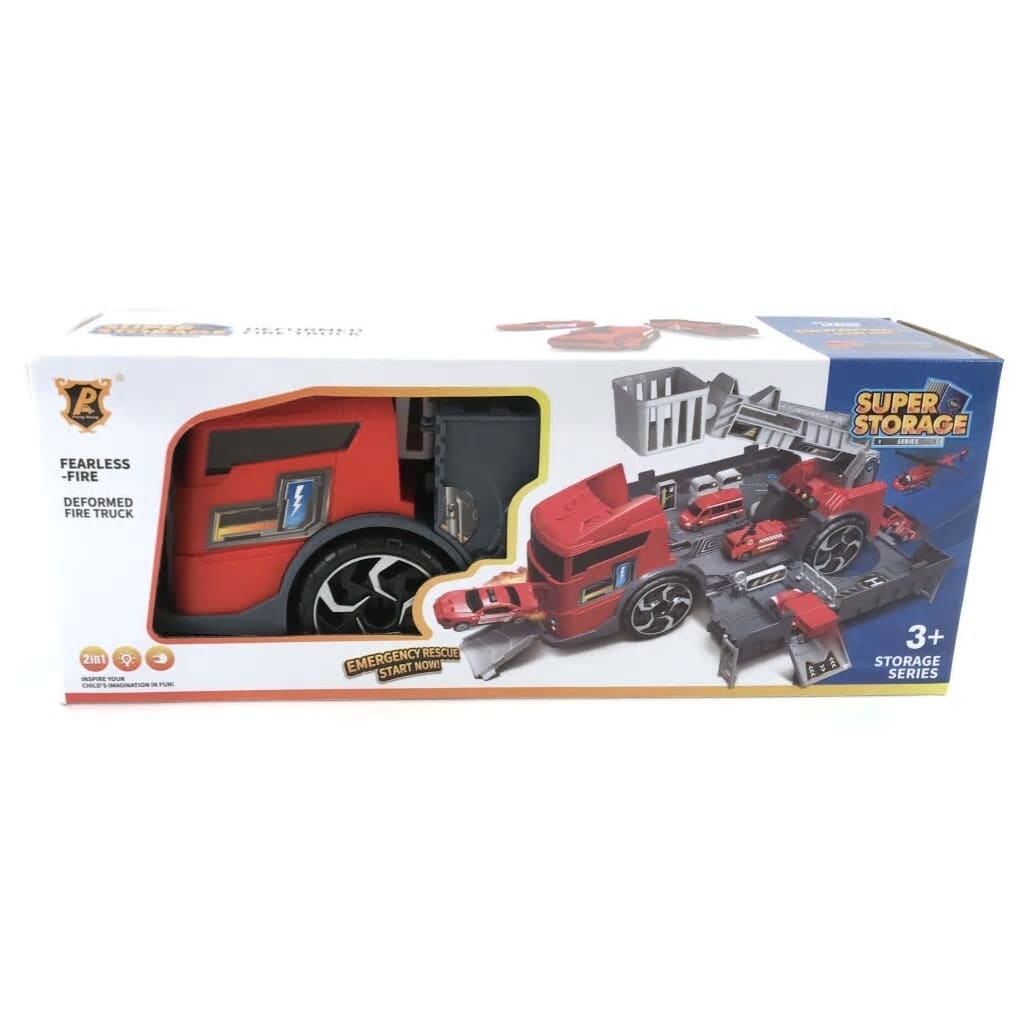 Speelset Brandweer Garage In Truck (3690904)
