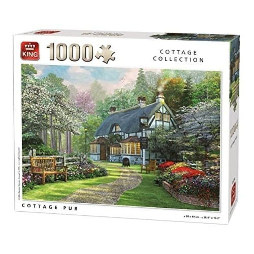 Afbeelding King legpuzzel Cottage Pub 1000 stukjes door Vidaxl.nl