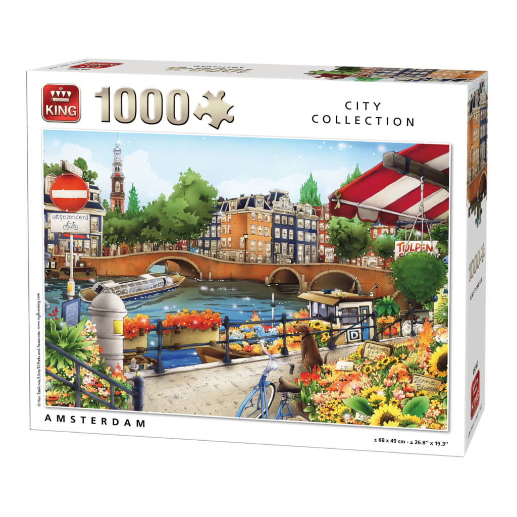 King legpuzzel Amsterdam 1000 stukjes
