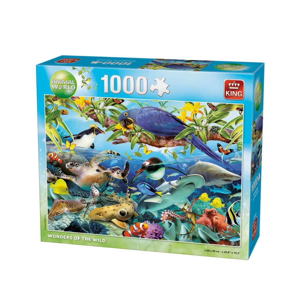 Afbeelding King legpuzzel Wonders Of The Wild 1000 stukjes door Vidaxl.nl