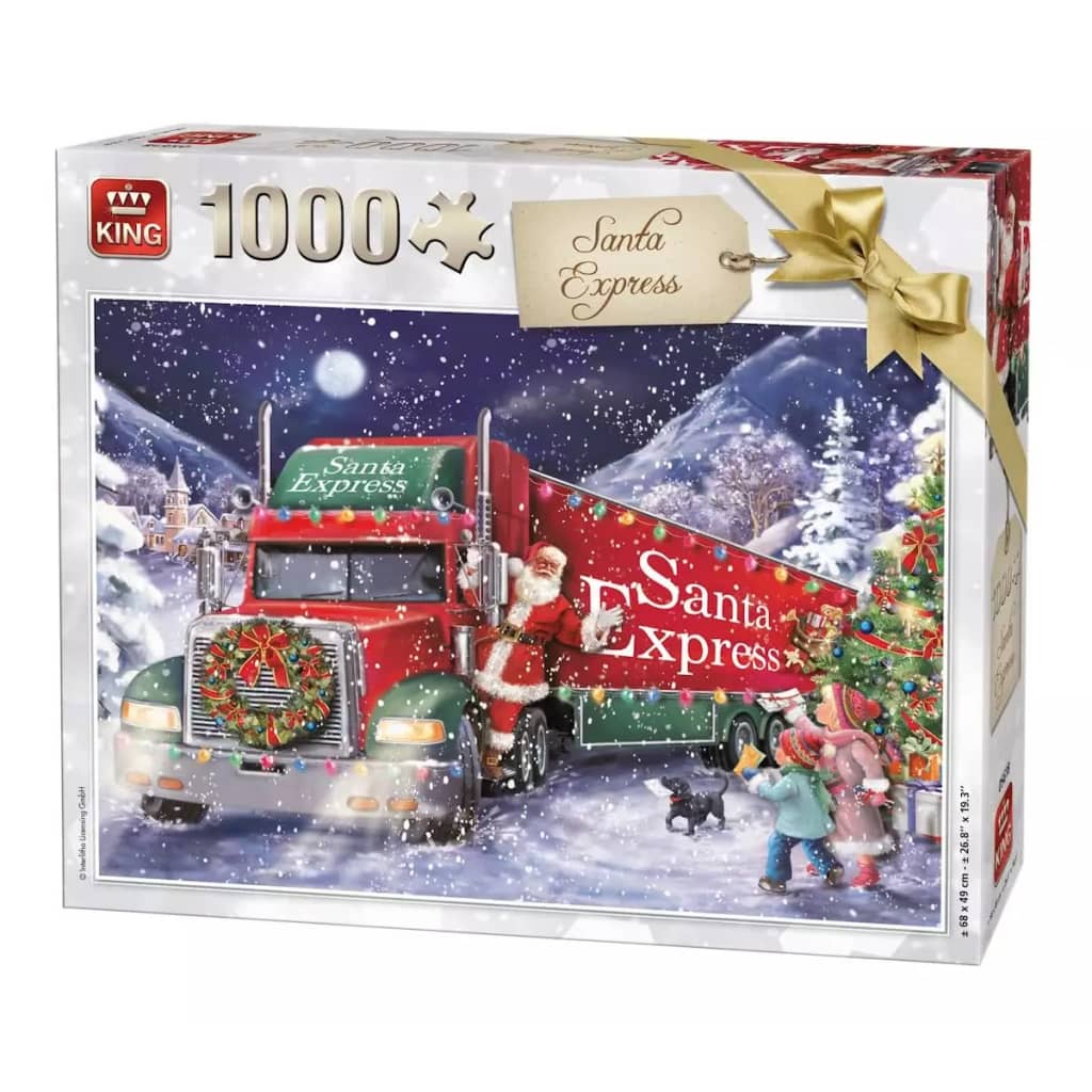King legpuzzel Santa Express 1000 stukjes