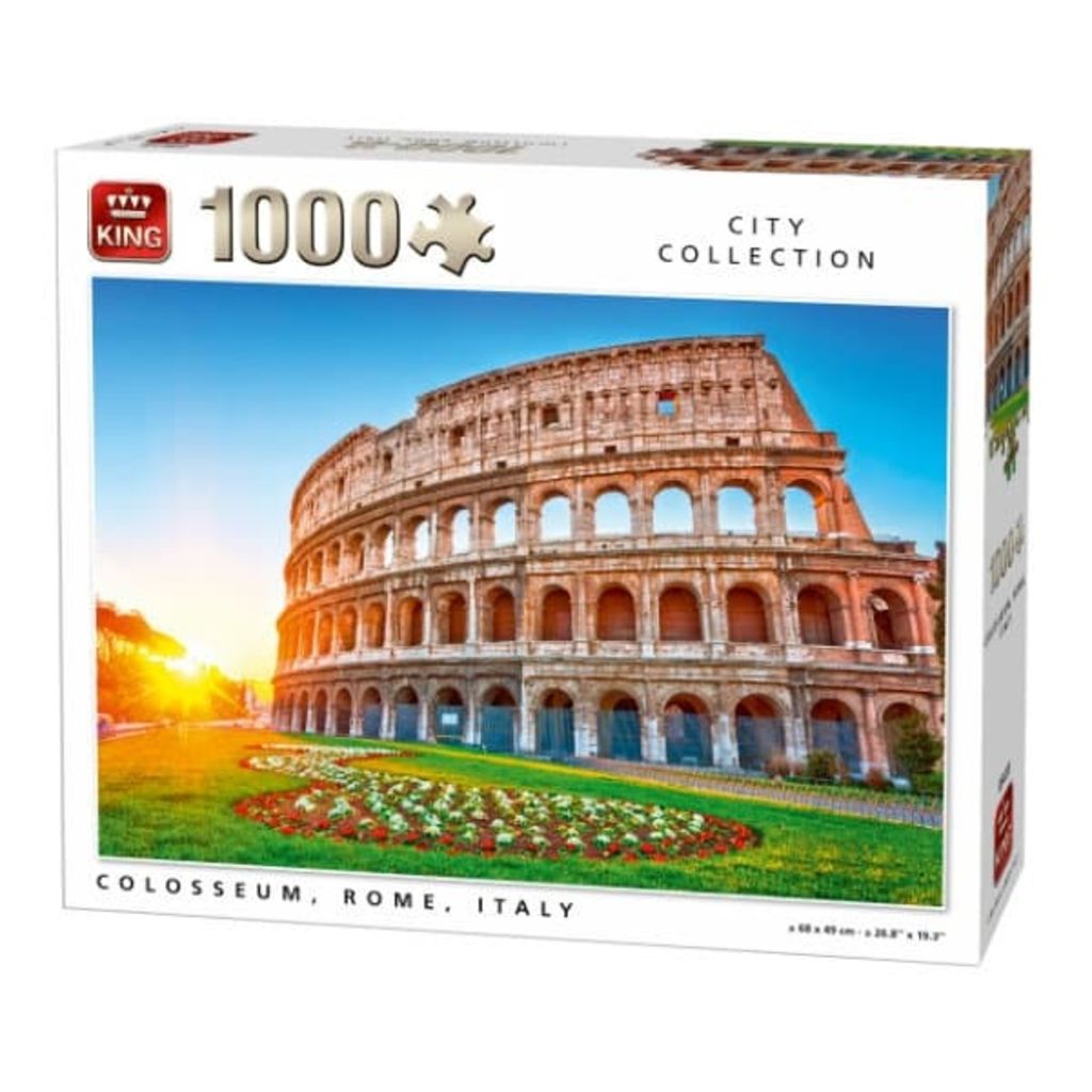 King legpuzzel Colosseum At Sunrise in Rome 1000 stukjes