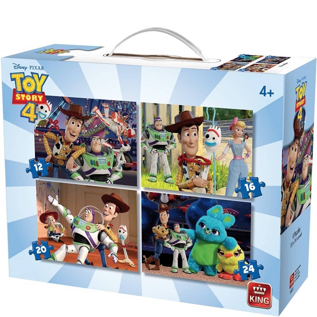 King puzzelbox Disney 4-in-1 Toy Story IV legpuzzels