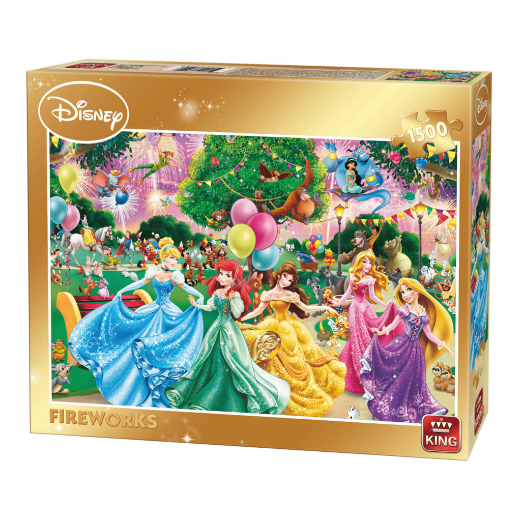 Afbeelding King legpuzzel Disney Fireworks 1500 stukjes door Vidaxl.nl