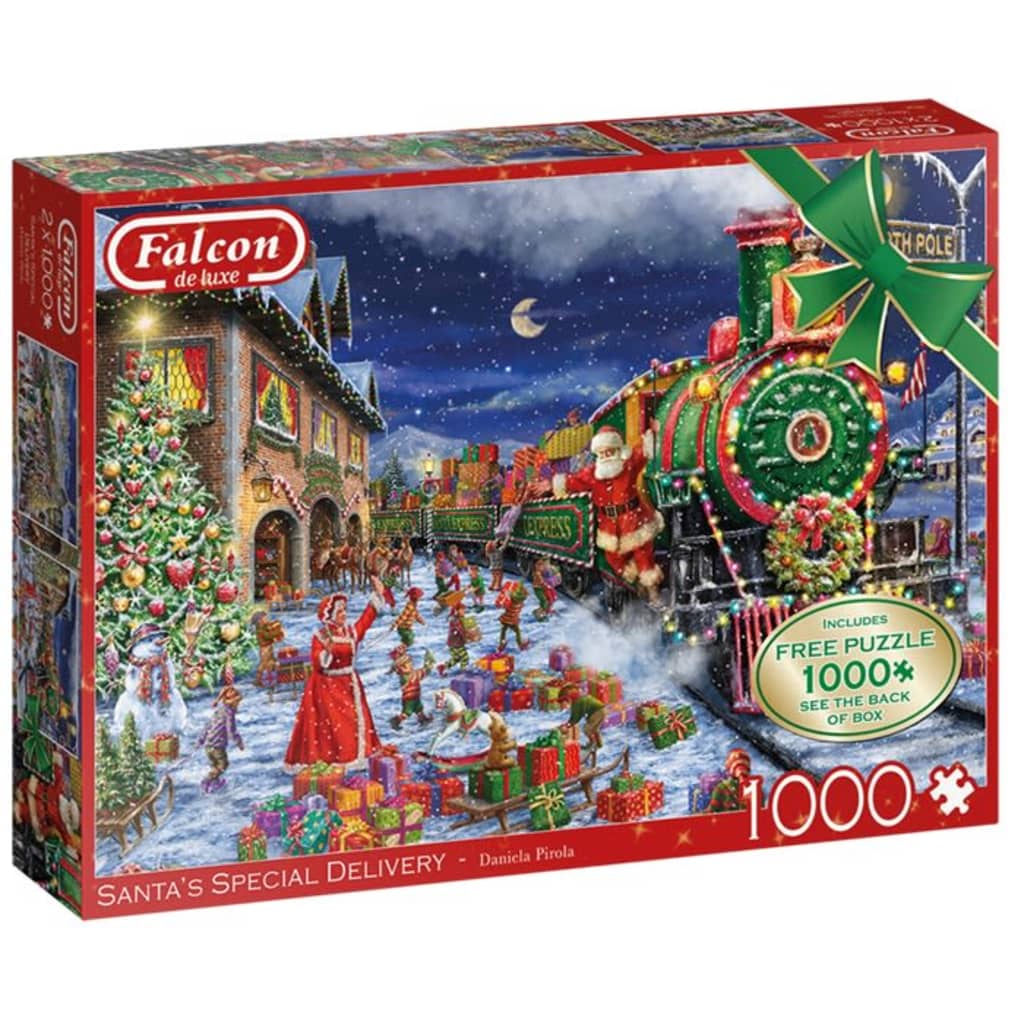 Falcon legpuzzel Santa's Special Delivery 2x1000 stukjes