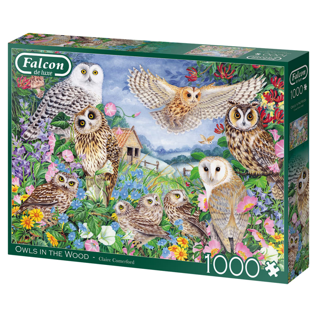 Afbeelding Puzzel Owls In The Wood 1000 Stukjes (6131286) door Vidaxl.nl