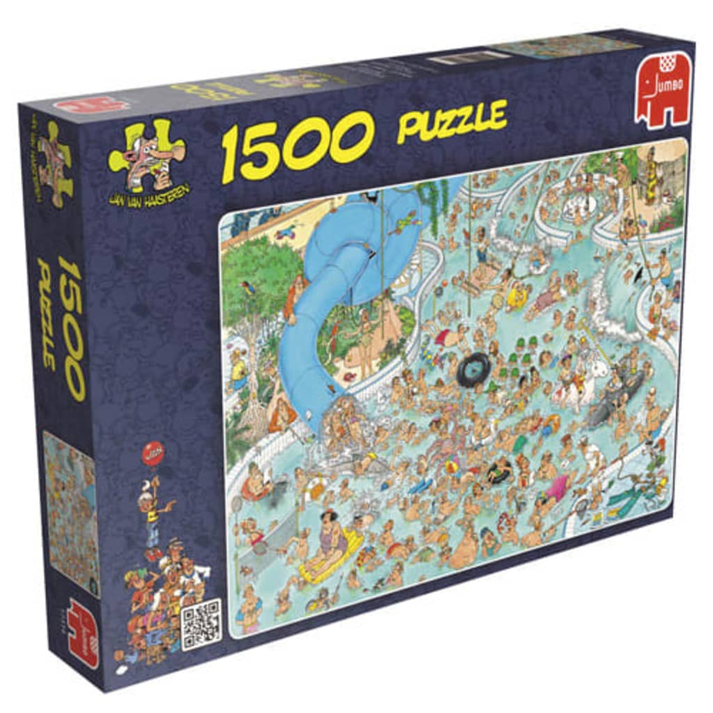 Puzzel Jan Van Haasteren Zwemparadijs 1500 Stukjes