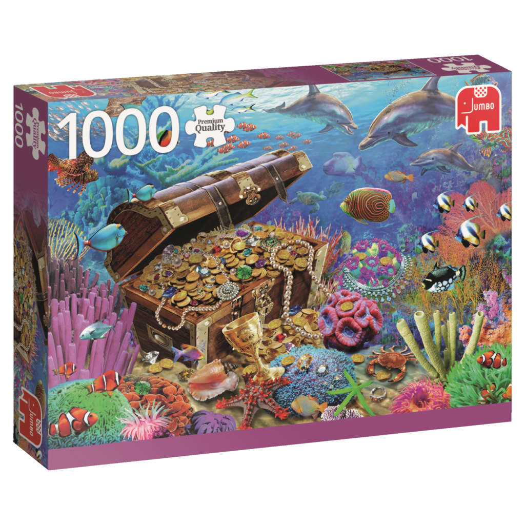 Jumbo PC Underwater Treasure legpuzzel 1000 stukjes