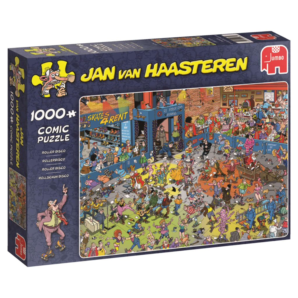 Afbeelding Jumbo Jan van Haasteren Rollerdisco legpuzzel 1000 stukjes door Vidaxl.nl