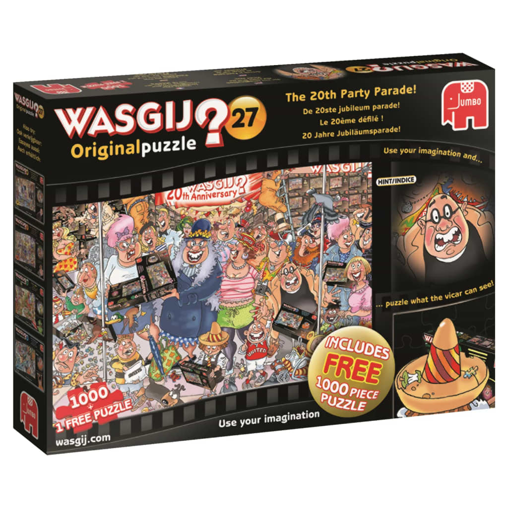 Afbeelding Jumbo Wasgij Original De Jubileum Parade! 2 puzzels 1000 stukjes door Vidaxl.nl