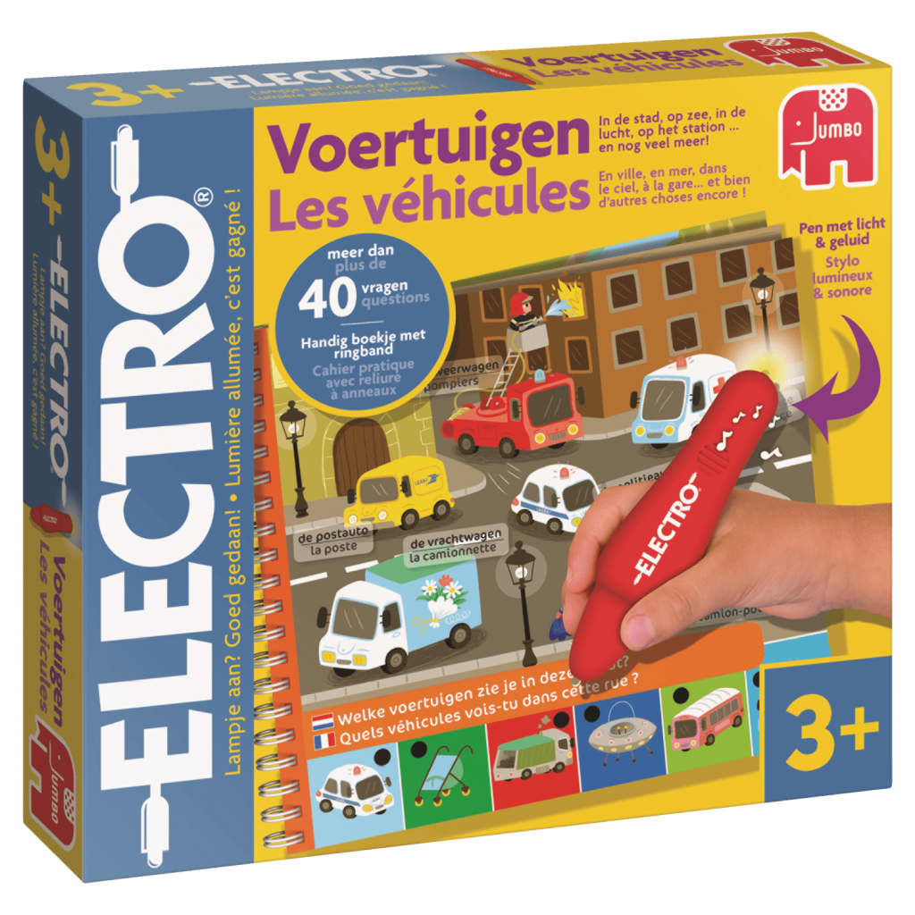 Afbeelding Jumbo Electro Wonderpen Mini voertuigen leerspel door Vidaxl.nl