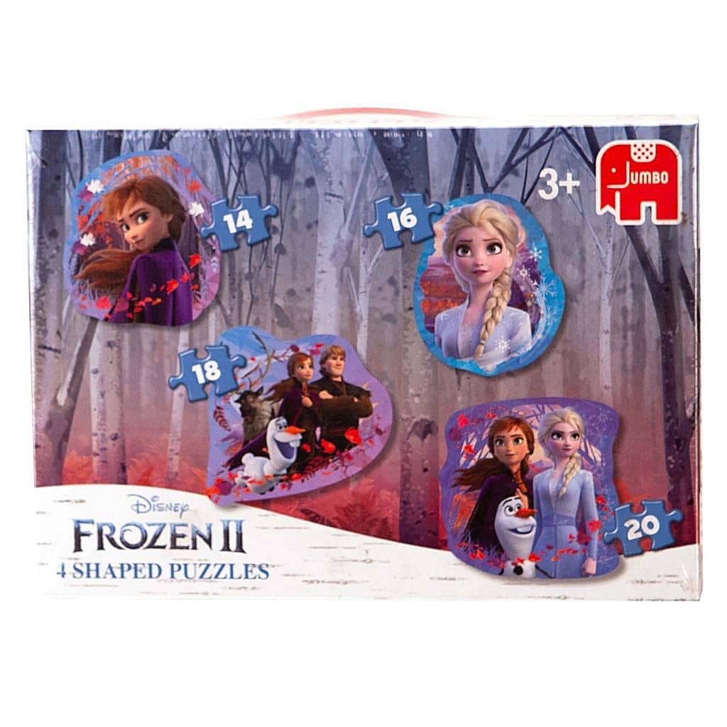 Puzzel 4 In 1 Shaped Disney Frozen 2 K5 (6039748)