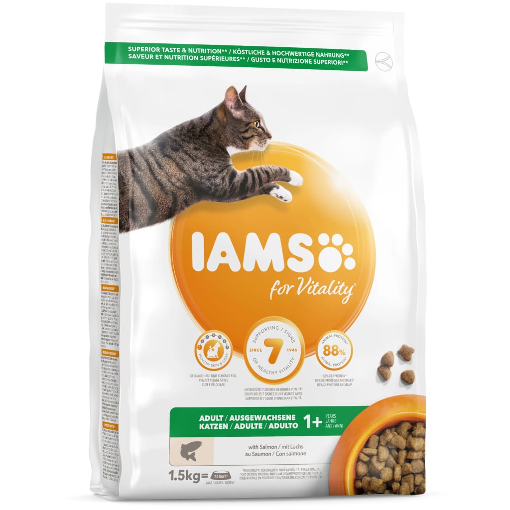 IAMS Adult Cat Salmon & Chicken - 1,5 kg
