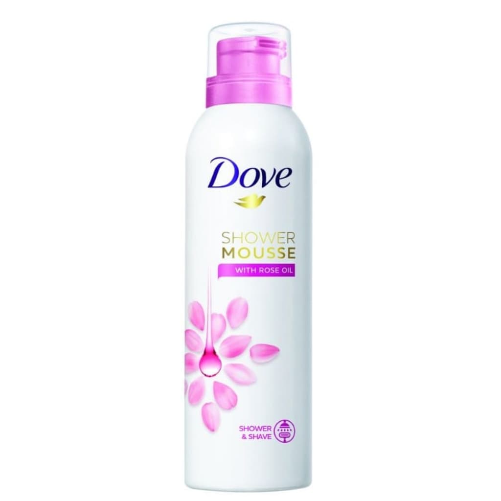 Dove Shower Mousse Rose Oil - 200 ml