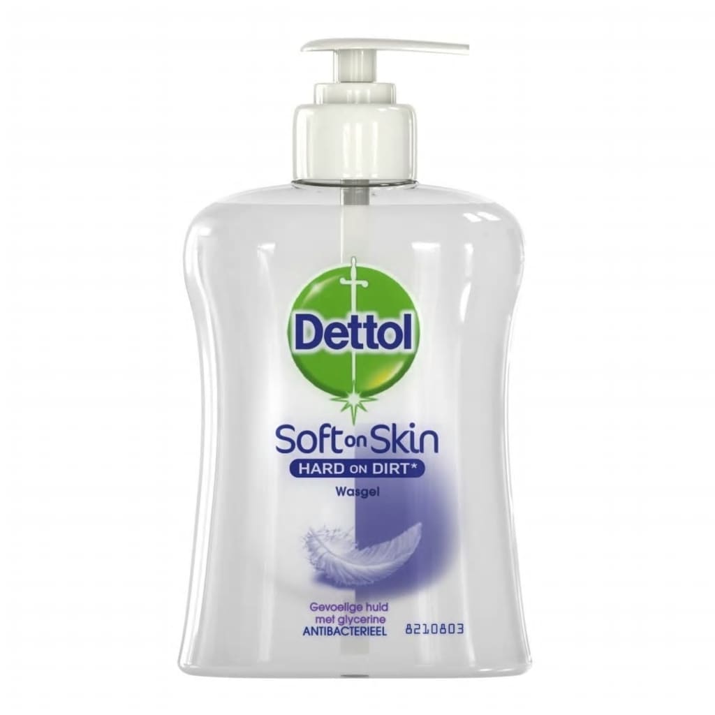 Dettol Sensitive Antibacteriële Handzeep | Soft On Skin 250ML Pompflesje