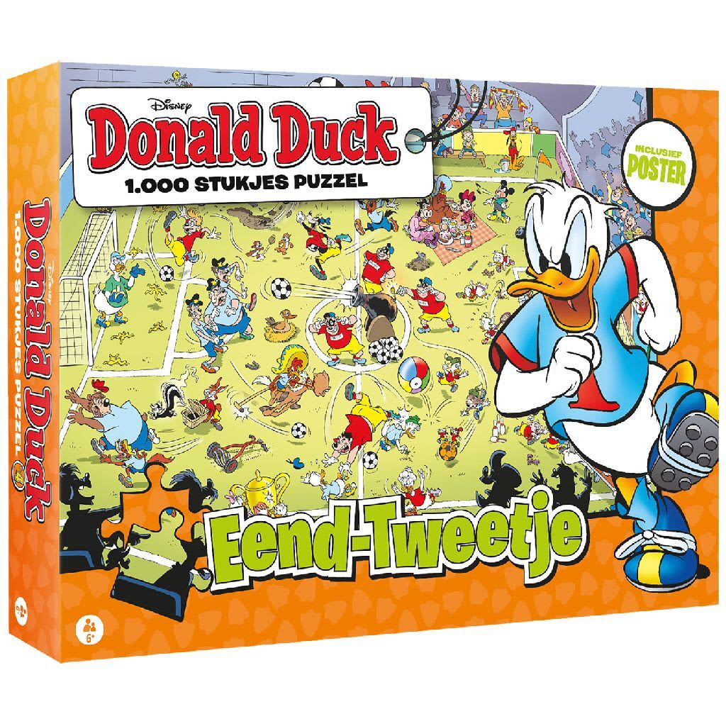 Puzzel Donald Duck Eend Tweetje 1000 Stukjes (6134194)