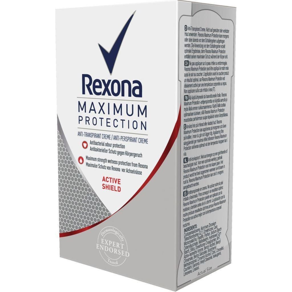 Afbeelding Rexona Deo Maximum Protection - Active Shield 45ml door Vidaxl.nl