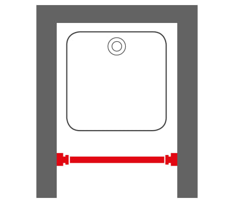 Sealskin fehér teleszkópos zuhanyfüggönytartó rúd 115 cm