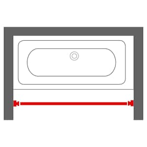 Sealskin Βραχίονας Μπάνιου Τηλεσκοπικός Γκρι Ματ 185 εκ.