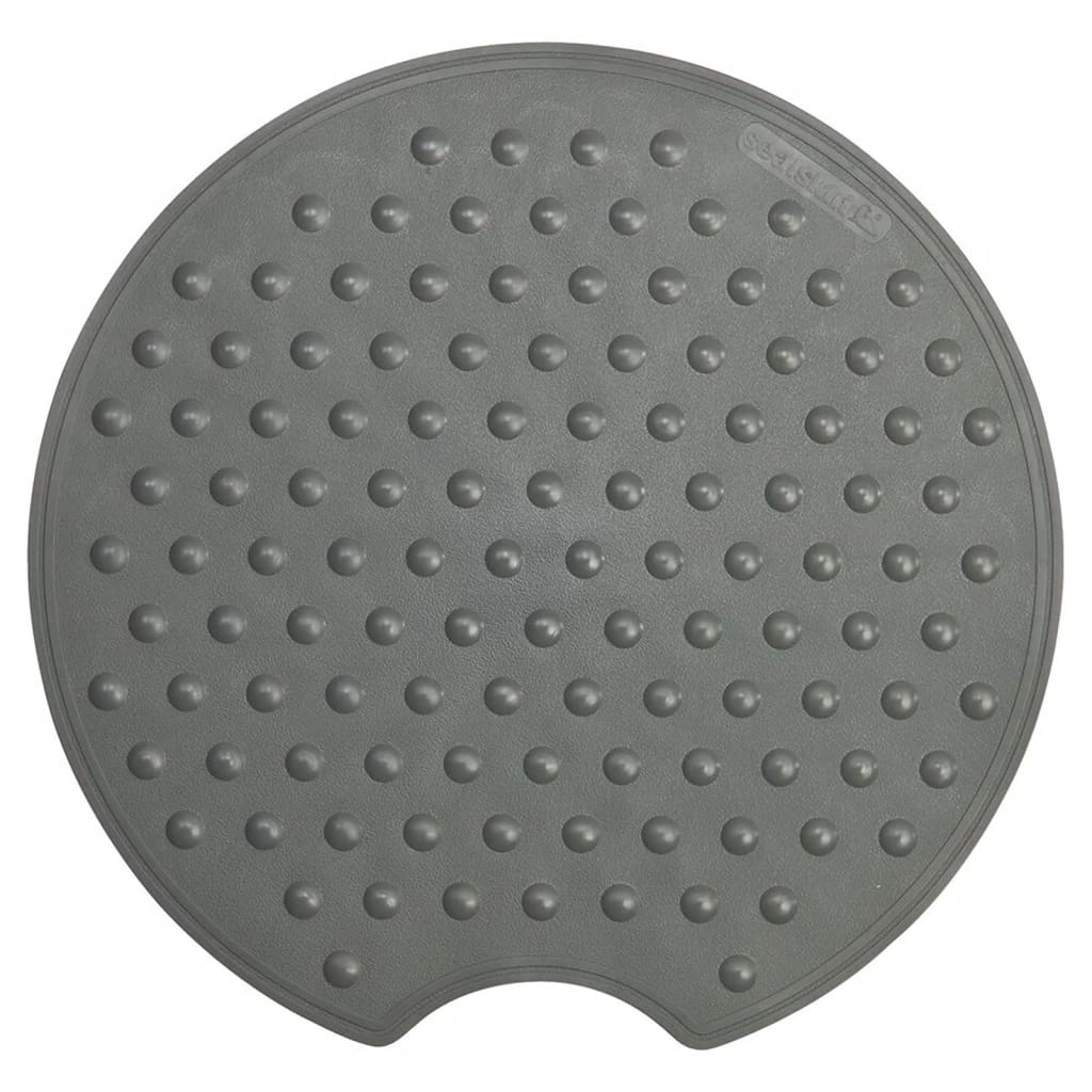 Afbeelding Sealskin Mat anti-slip Rotondo 55 cm antracietkleurig door Vidaxl.nl