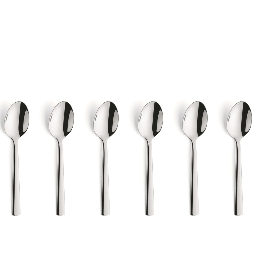 Amefa Ensemble de cuillères à moka 6 pcs Moderno