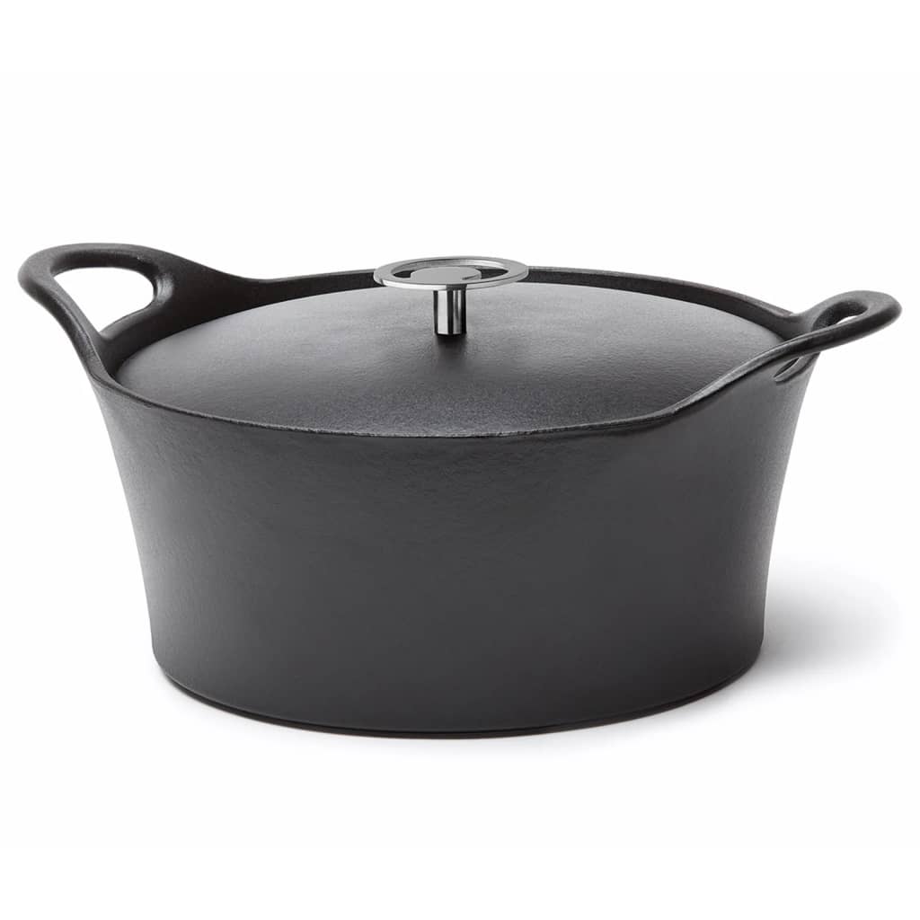 CUISINOX Pentola in Ghisa Smaltata 1,6 L 20 cm Nera