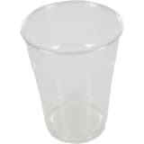 Glas, bier-/frisdrankglas, tulp, PET, 400ml, 125mm, transparant